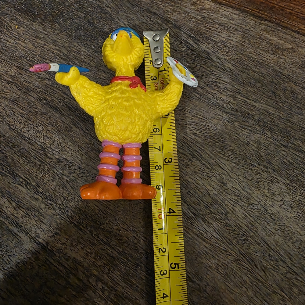 Vintage Big Bird Artist Figurine Sesame Street PVC Toy 1997 - Picture 3 of 6